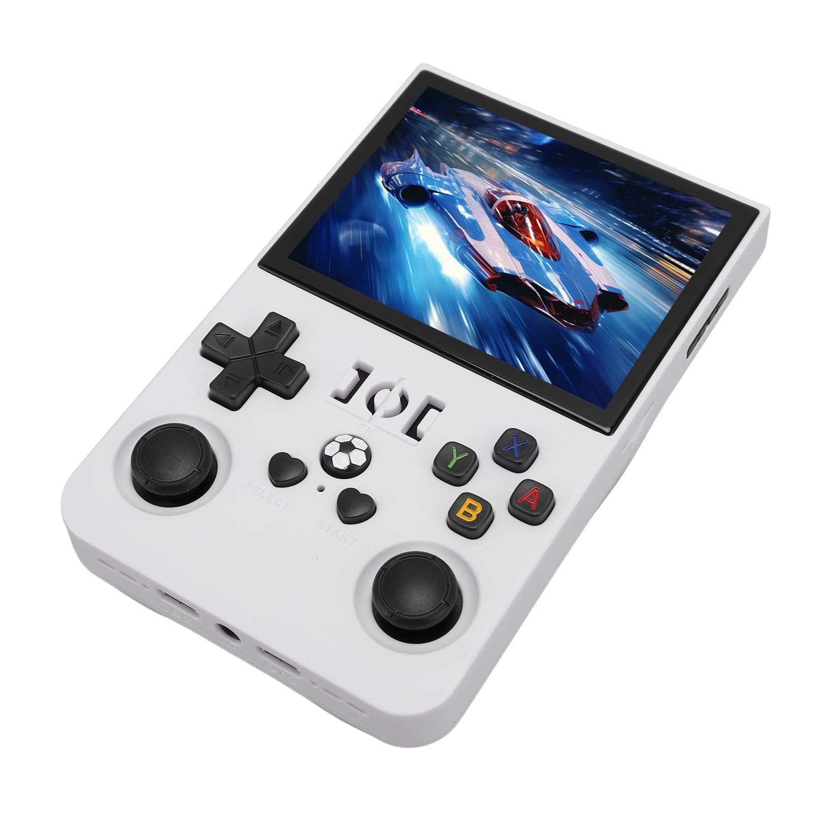 Console di Gioco Portatile, Console a Doppio Open Source con Display IPS da 3,5 Pollici, Oltre 18.000 Giochi, Doppi Joystick 3D, Tasti LR a Molla Reali, Grafica Straordinaria (128GB)
