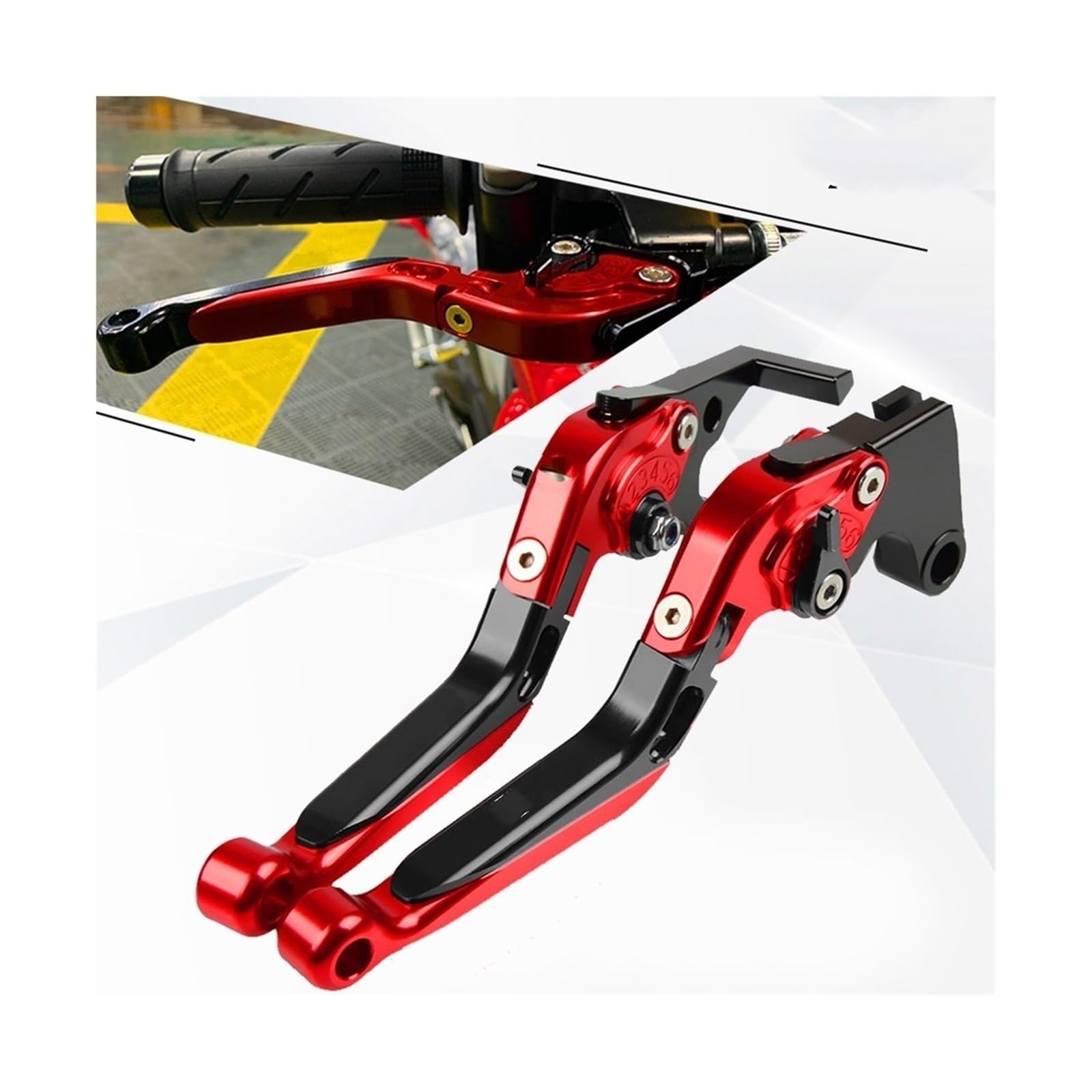 Kit leva di ricambio Per HONDA CBR600RR CBR 600 RR CBR600 RR 2003 2004 2005 2006 Moto Leve Freno Frizione Manopole Manubrio(Orange)