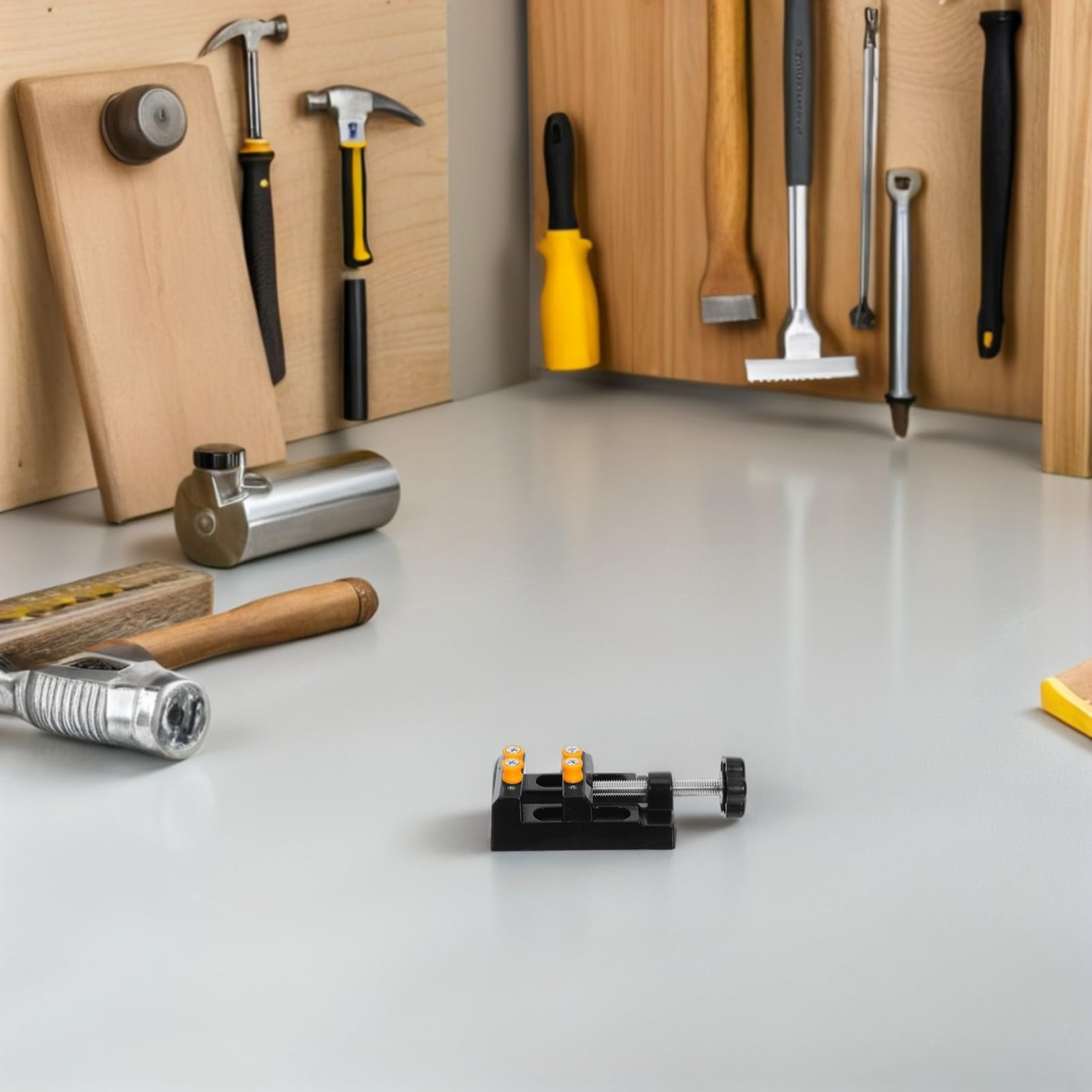 Ciieeo 3pezzi Mini Morsetto Da Banco Portatile Mini Morsa Da Tavolo Apertura Parallela Strumento Di Presa Stabile Per Riparazione Orologi Artigianato e Lavorazione
