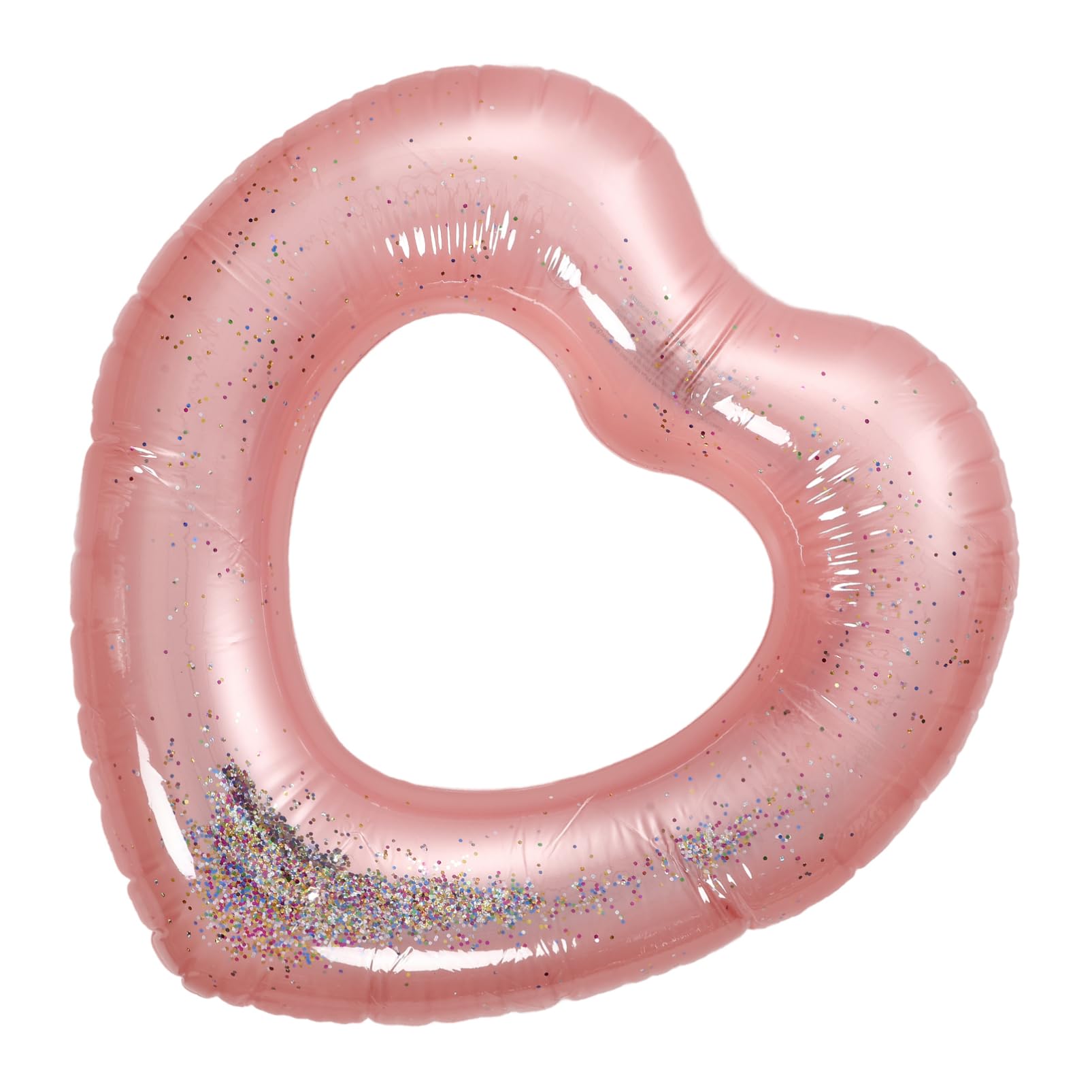 TOYANDONA Anillo de natación en Forma de corazón Anillos de Piscina inflables balsa Flota hinchables Pool Party Juguete de Piscina de Verano Anillo de natación Inflable de polivinilo