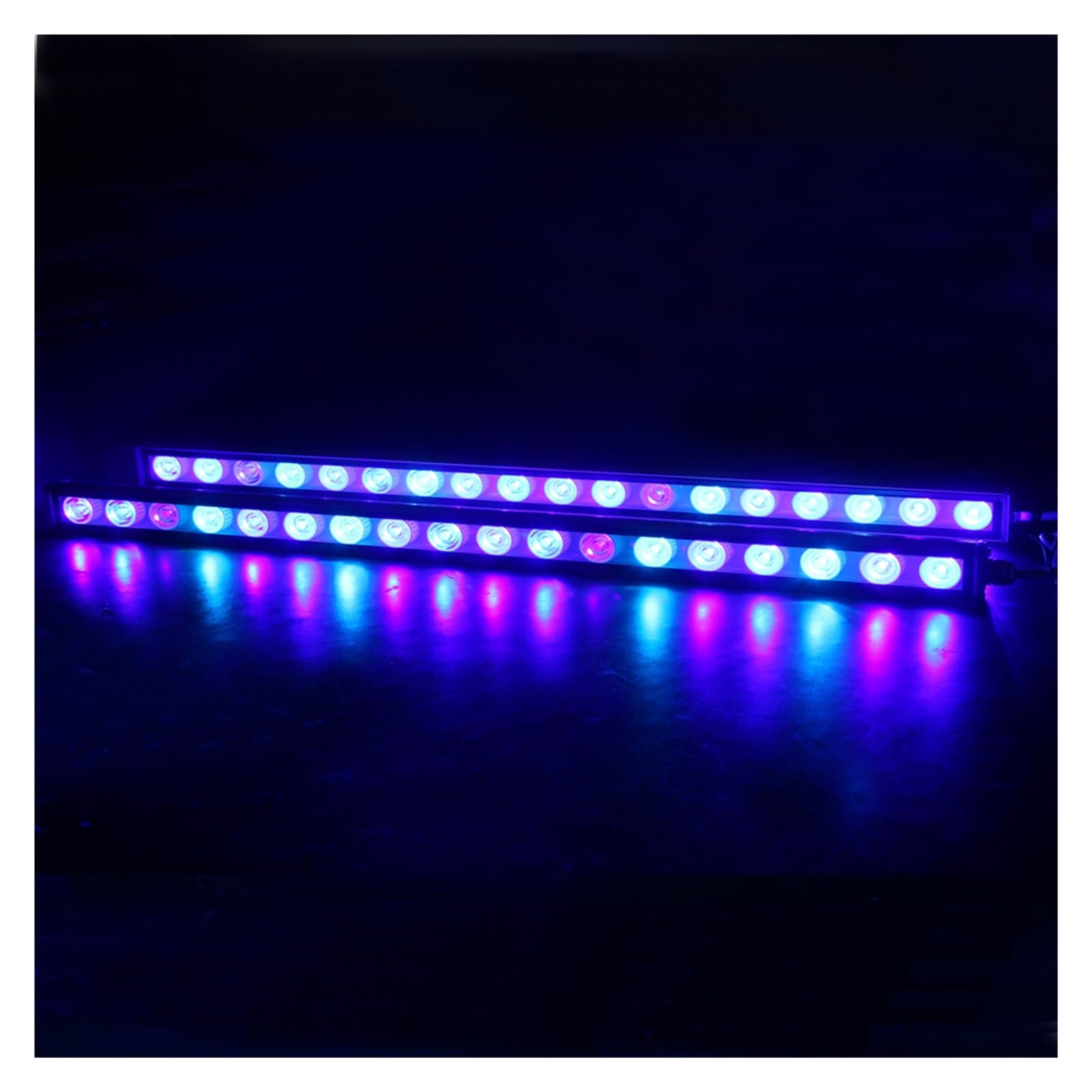 oświetlenie akwarium 2 zestawy 54W/81W/108W oświetlenie Led do akwarium z 470nm 450nm niebieski pasek UV Led do akwarium drążek barowy do lampy do akwarium z rafą koralową do akwarium roślinnego(2sets
