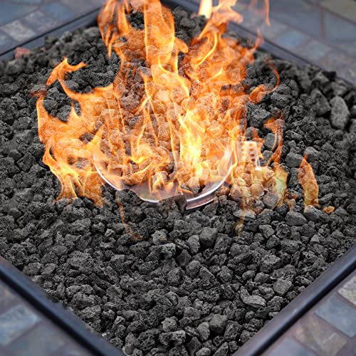 Image of Onlyfire 10Lbs Black Lava Rock for Fire Pit /Fireplace /Gas Grill /Landscaping