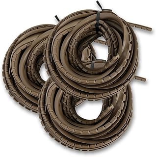 Sommerfeld's 75 feet of Light Brown Rubber Glass Retainer for Woodworking Glass Panel Doors on Cabinets