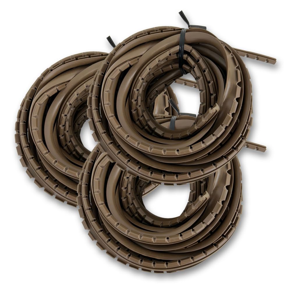 Sommerfeld's 75 feet of Light Brown Rubber Glass Retainer for Woodworking Glass Panel Doors on Cabinets