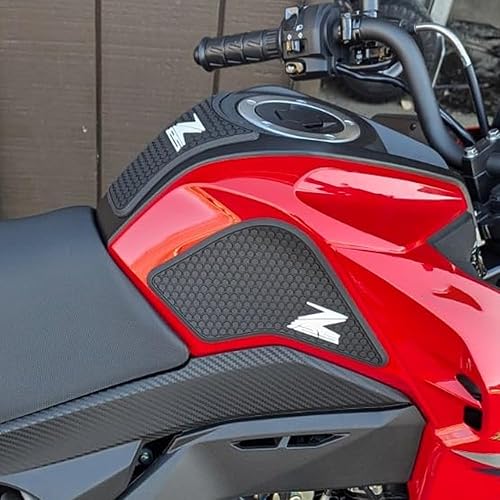 Miniatura 5 de Adhesivos laterales antideslizantes de goma impermeable para motocicleta Kawasaki Z125 Pro 2016-2021 2022 2023