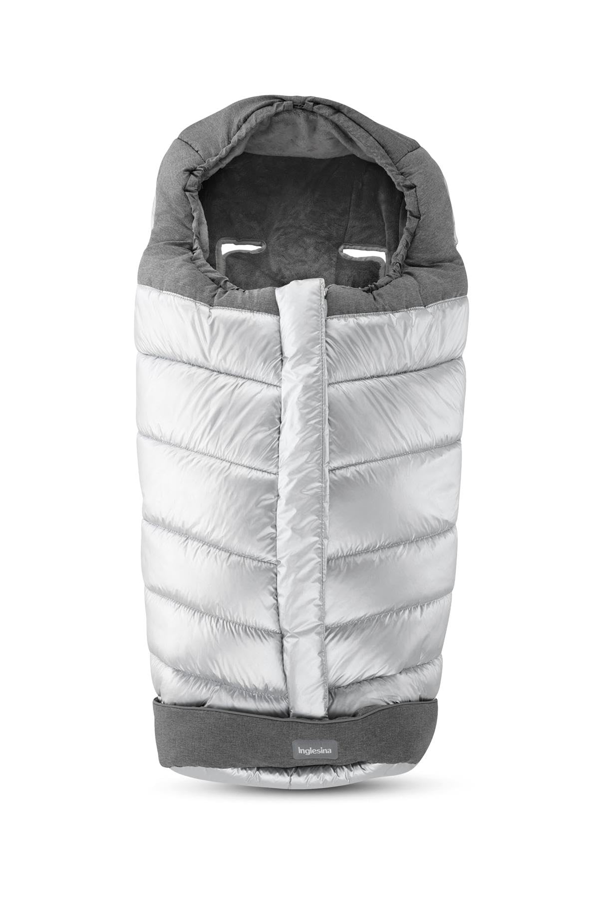 Inglesina Sacco Invernale Termico per Passeggino, Grigio, Tessuto Impermeabile, Interno Caldo Soffice e Morbido, 47 x 95 cm