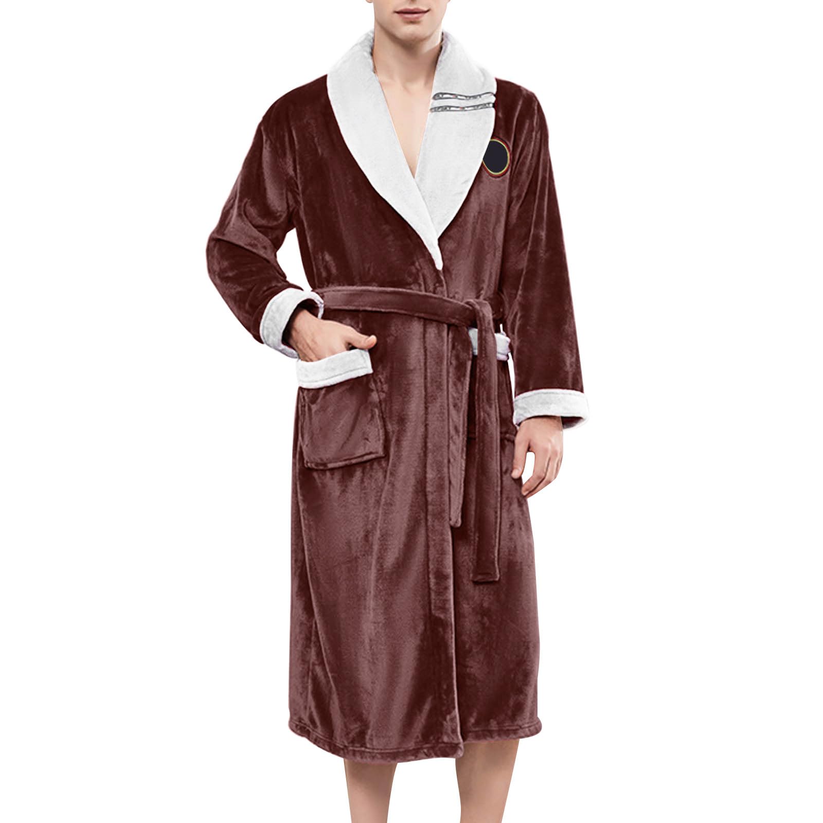 Accappatoio Uomo Spugna con Cappuccio, Accappatoio Uomo Accappatoio Uomo Taglie Forti Accappatoio Piscina Palestra Morbido E Assorbente, Asciugatura Rapida Accappatoio Personalizzato Kimono Uomo