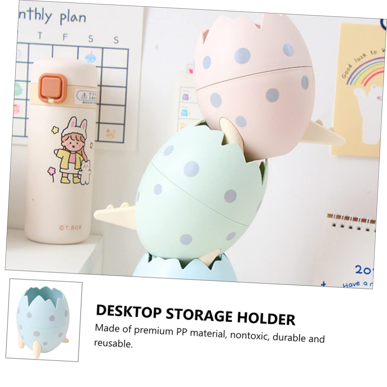 Abaodam 6pezzi Portapenne Dinosauro Premium Da Organizer Scrivania Per Casa e Ufficio Contenitore Cartone Per Cancelleria Design Elegante e Facile Da Pulire