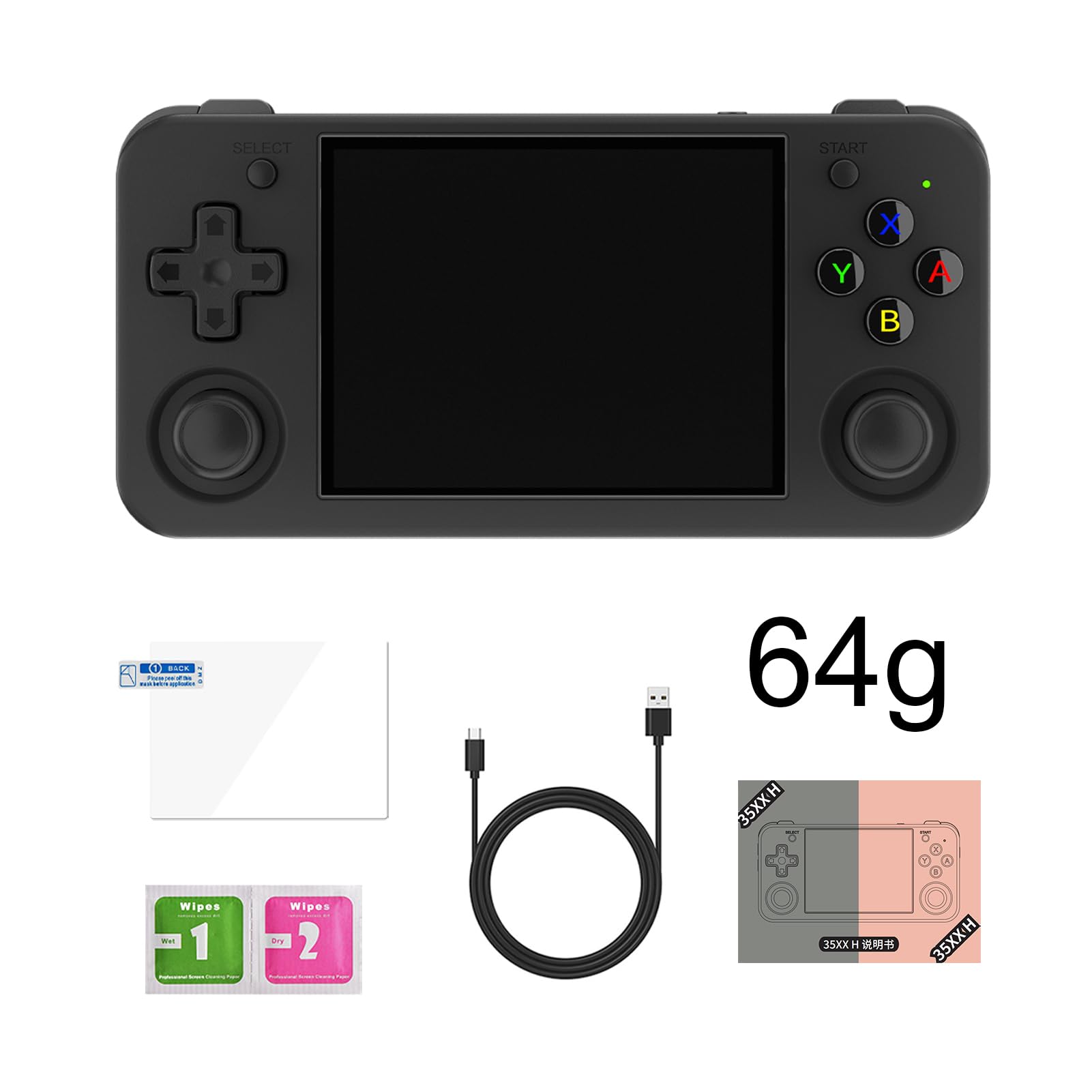Portatile retrò, Console per Giochi retrò Classica | Console per Giochi Portatile Portatile, Videogiochi Portatili con Schermo da 3,5 Pollici, Miglior Regalo per Bambini e Adulti