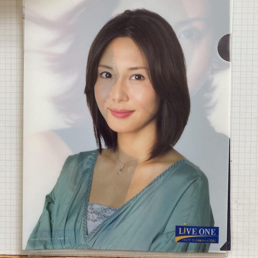 クリアファイル　松嶋菜々子　5枚セット 住友生命 松嶋菜々子 クリアファイル5枚組の通販 by かのん's