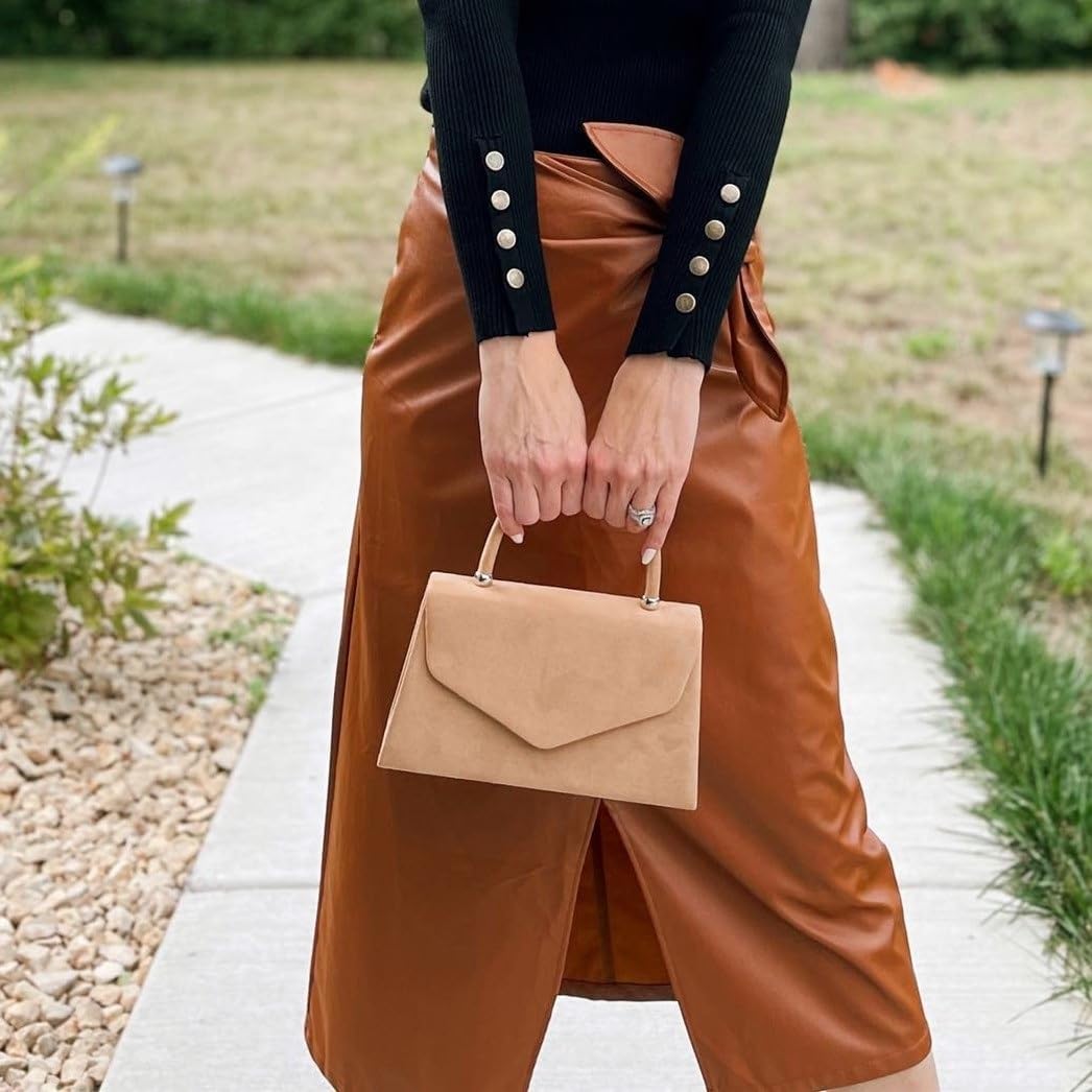 Dasein Women's Evening Bag Party Clutches Wedding Purses Cocktail Prom Handbags with Frosted Glittering - Image 3