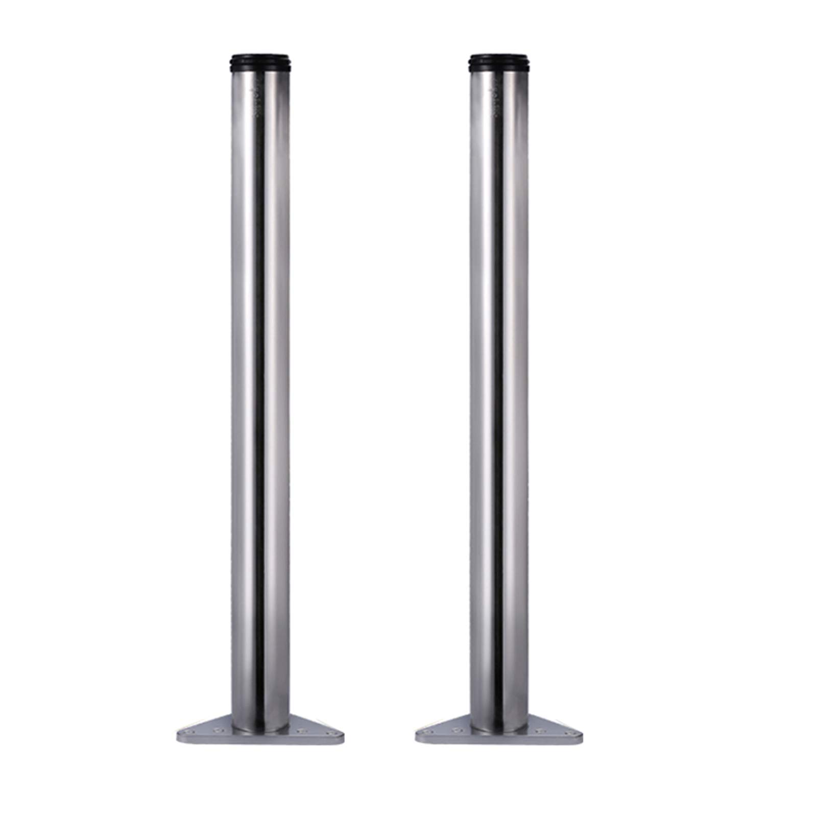Gambe da tavolo regolabili in acciaio inox, altezza 20-130 cm, regolabili da 0 a 30 mm, 6 colori, include viti e cacciavite, perfette per cucina e sala da pranzo, confezione da 2