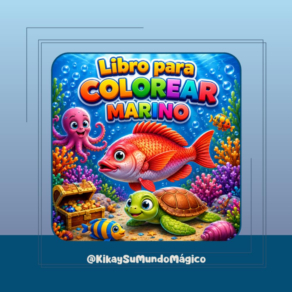 Libro para Colorear Marino