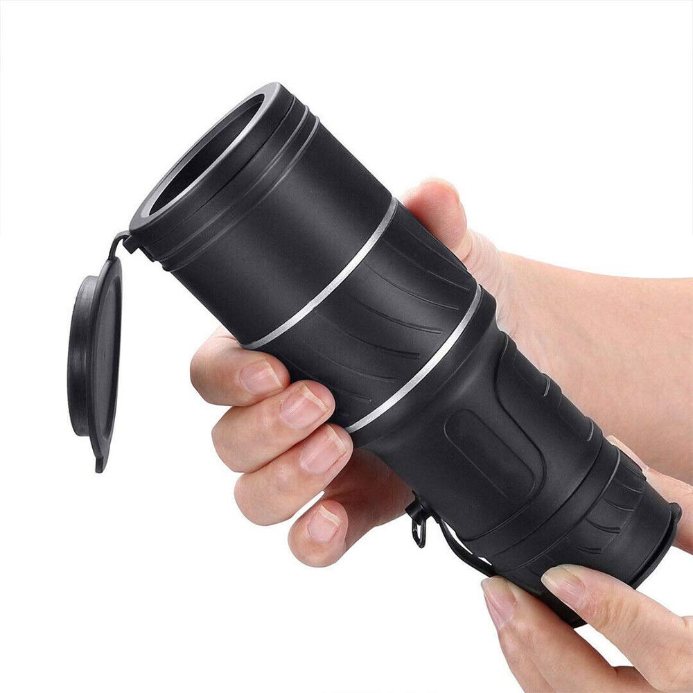 Portable Small Portable Monocular 40x60 HD Profesional Pequeño Monocular Portátil Zoom Binoculares Caza Nocturna Alcance Óptico Telescopio de Gran Visión