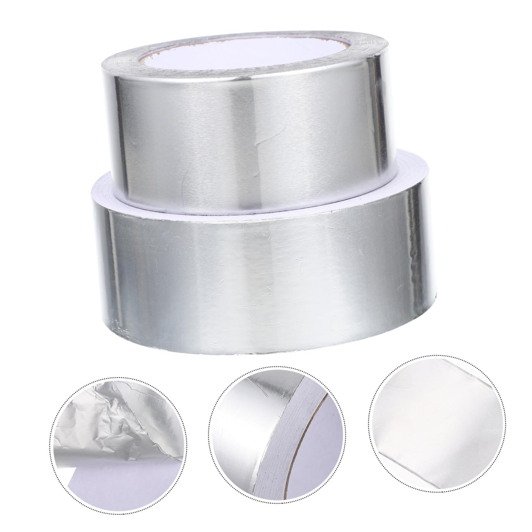 2rollen Aluminium-klebeband Hitzebeständiges Wasserdichtes Klebeband Für Küche Und Ofen Für Reparaturen Und Abdichtungen