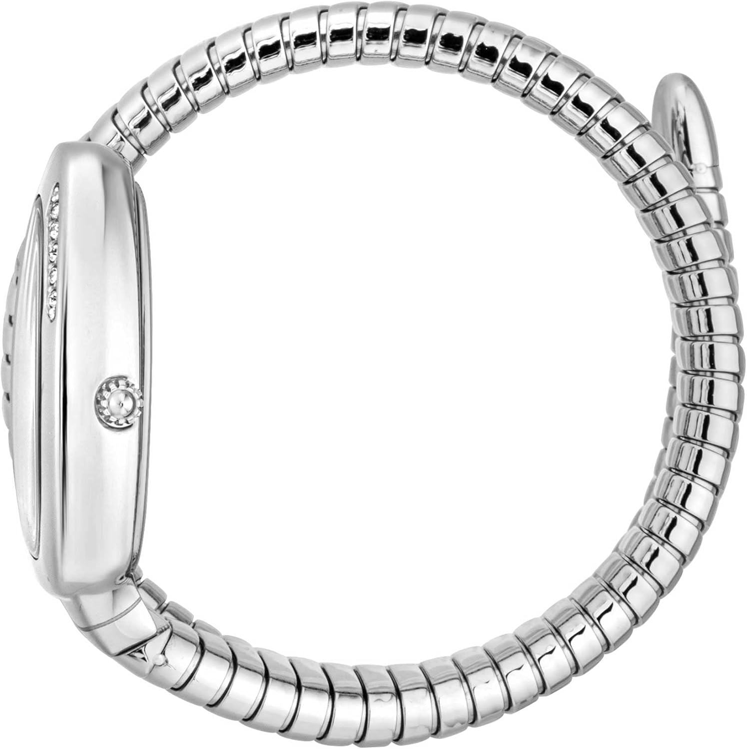Just Cavalli Signature Snake Serpente logo - Orologio elegante da donna al quarzo moda bracciale flessibile giro singolo e cassa in acciaio inox Just Cavalli Signature Snake Serpente logo - Orologio elegante da donna al quarzo moda bracciale flessibile giro singolo e cassa in acciaio inox