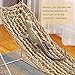 kathson Reptile Lizard Bearded Dragon Hammock Reptile Lounger Hermit Crab Climbing Toys Tank Accessories for Habitats 100% Natural Grass Fibers Hammock Bed for Geckos