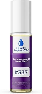 Quality Fragrance Oils' I Want Choo Impression #337 | Long-Lasting Perfume Oil, Alcohol-Free, Strong Scent, 10ml Roll-On | Affordable Alternative to Designer Fragrances