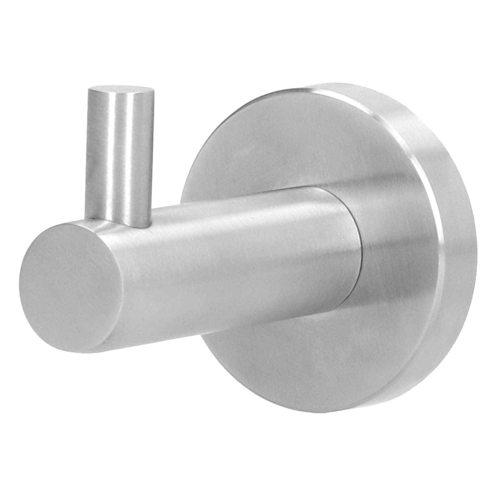 Gancho de Toalla Duradero de Acero Inoxidable para Colgar en la Pared para Cocina, Baño, Dormitorio, Fácil de Instalar para Llaves, Sombreros, Cepillos, Toallas, 5x7 Cm, Se Adapta Al Baño,