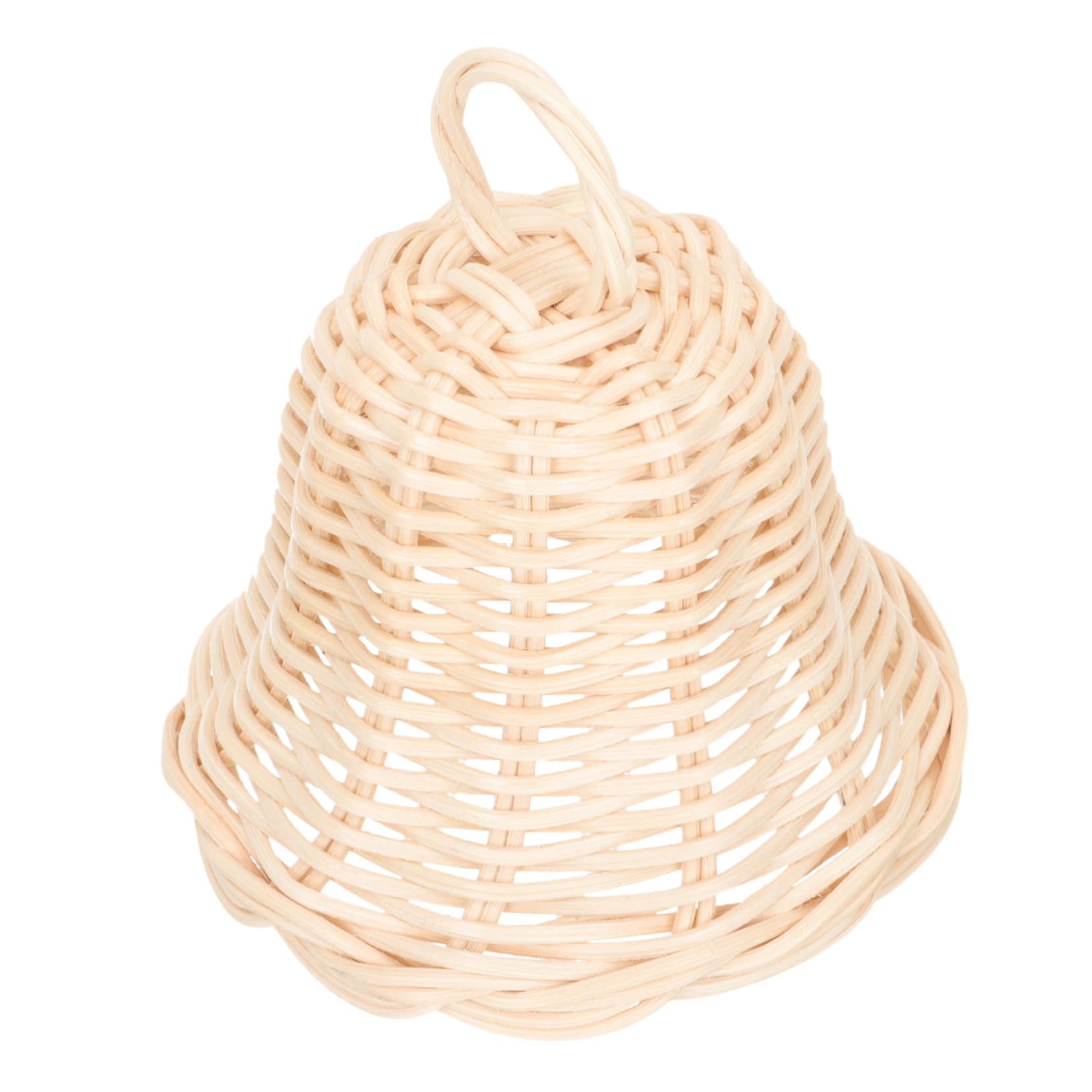 PRETYZOOM 3 Pezzi Di Ornamenti Natalizi A Forma Di Campana Ciondolo Natalizio in Rattan Intrecciato Ciondolo Per Albero Di Natale Decorazione A Forma Di Campana