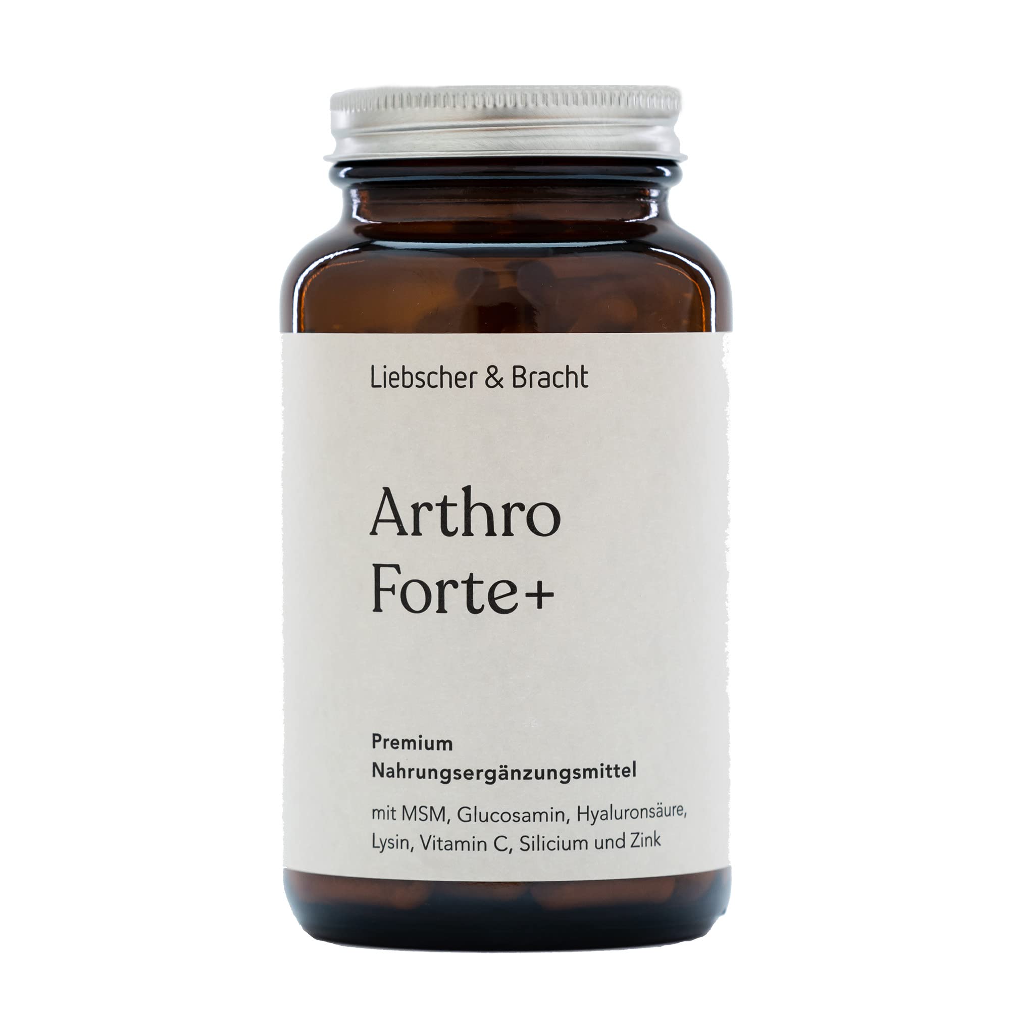 Liebscher & Bracht Premium Nahrungsergänzungsmittel: Arthro Forte+ / 180 Kapseln für 2 Monate - für Gelenke, Wirbelsäule und Faszien, vegan, lactose- & glutenfrei