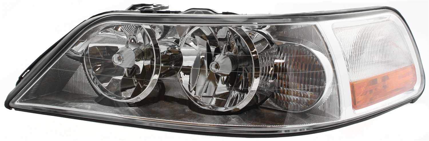 Evan Fischer Driver and Passenger Side Headlight for Lincoln Town Car 2003-2004 Halogen With bulb(s) Replaces# 4W1Z13008AB 4W1Z13008AA