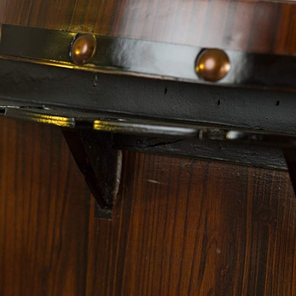 Wine Rack Wine Storage Wine Bottle Decor Wine Stand Wine Glass Wine Cabinet Wine Rack Oak Wooden Wine Set Free Standing Wine Rack (Color : Brown Size : 45x45x85cm)