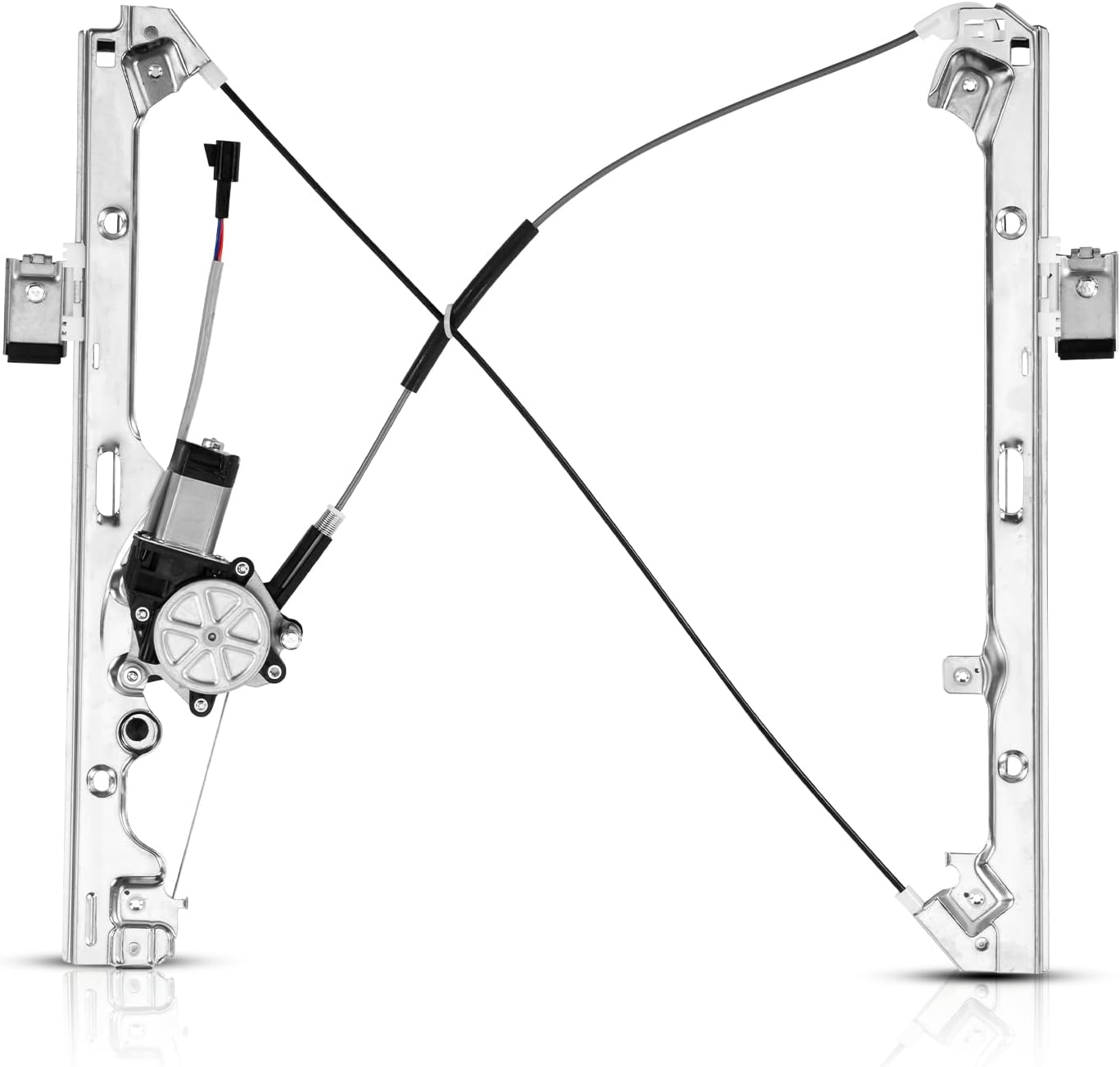 SUNROAD Power Window Regulator Motor Assembly Front Left Driver Side Replacement for Chevrolet Silverado 2500 HD 01-04 & Silverado 1500 1999-2003 2006 Suburban 2500 Tahoe