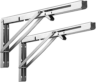 Schwerlast Konsole Klappkonsole Klappregalhalterungen Regalträger Stützen Klappscharnier Schwerlast Edelstahl Klappkonsole...