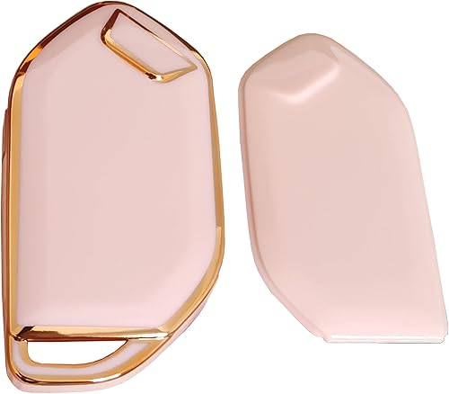 Miniatura 4 de WKEDQAF Funda para llave de coche de TPU para llavero Kia para Kia Telluride 2023 2024 5 botones Smart Key Fob Shell (rosa)