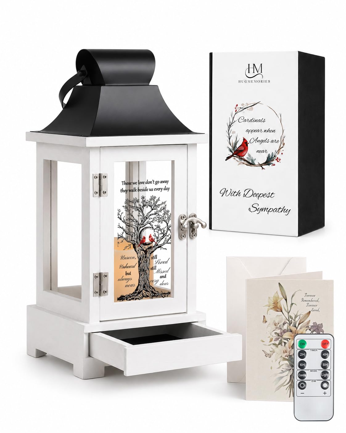Regalos para pérdida de un ser querido y linterna de duelo