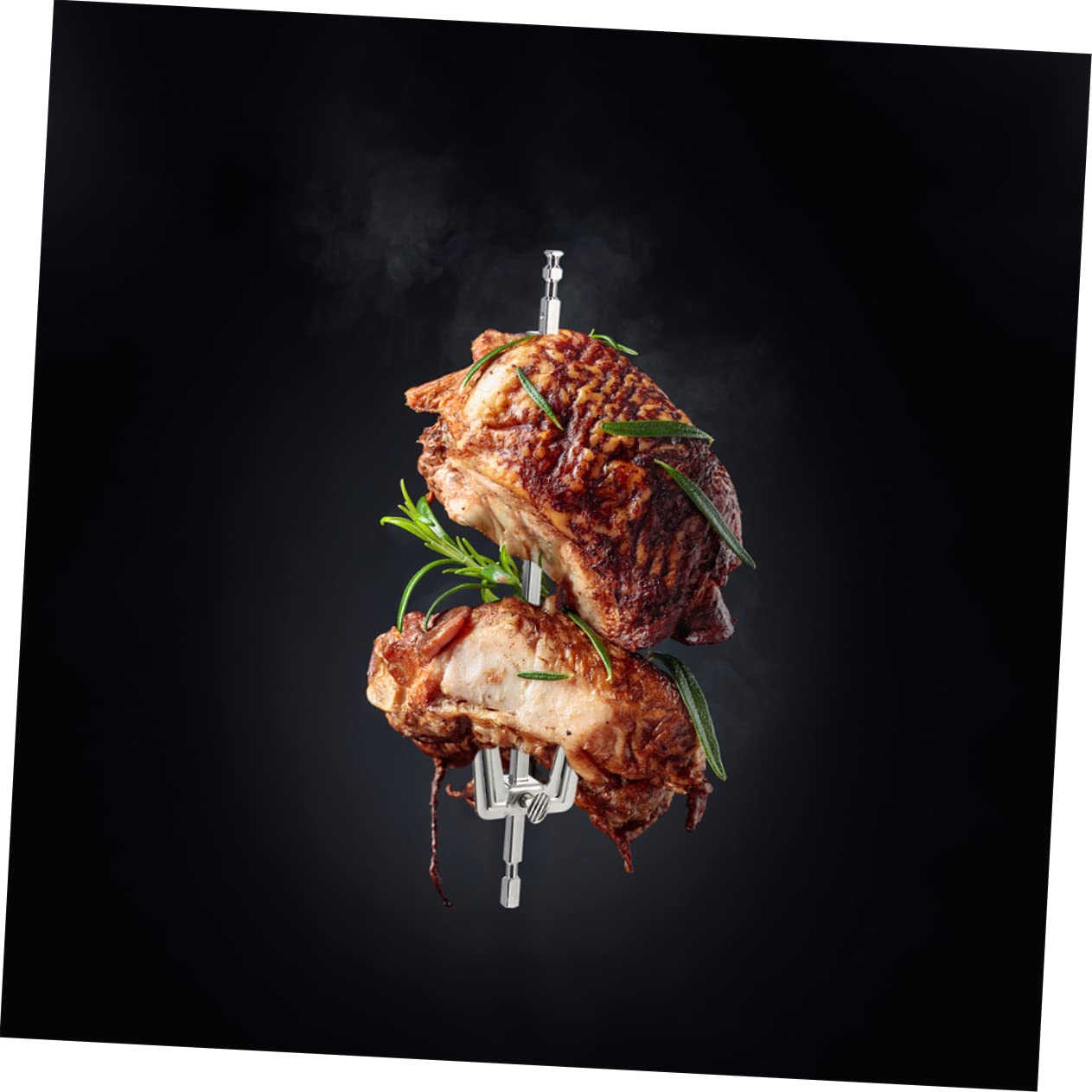 3pezzi Forchetta Barbecue per Friggitrice ad Aria Forchetta Versatile in Acciaio Inossidabile Accessori per Forno Barbecue Accessori