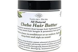 Chebe Hair Butter: 4oz of Nourishment with Chebe, Aloe Vera, and Fenugreek
