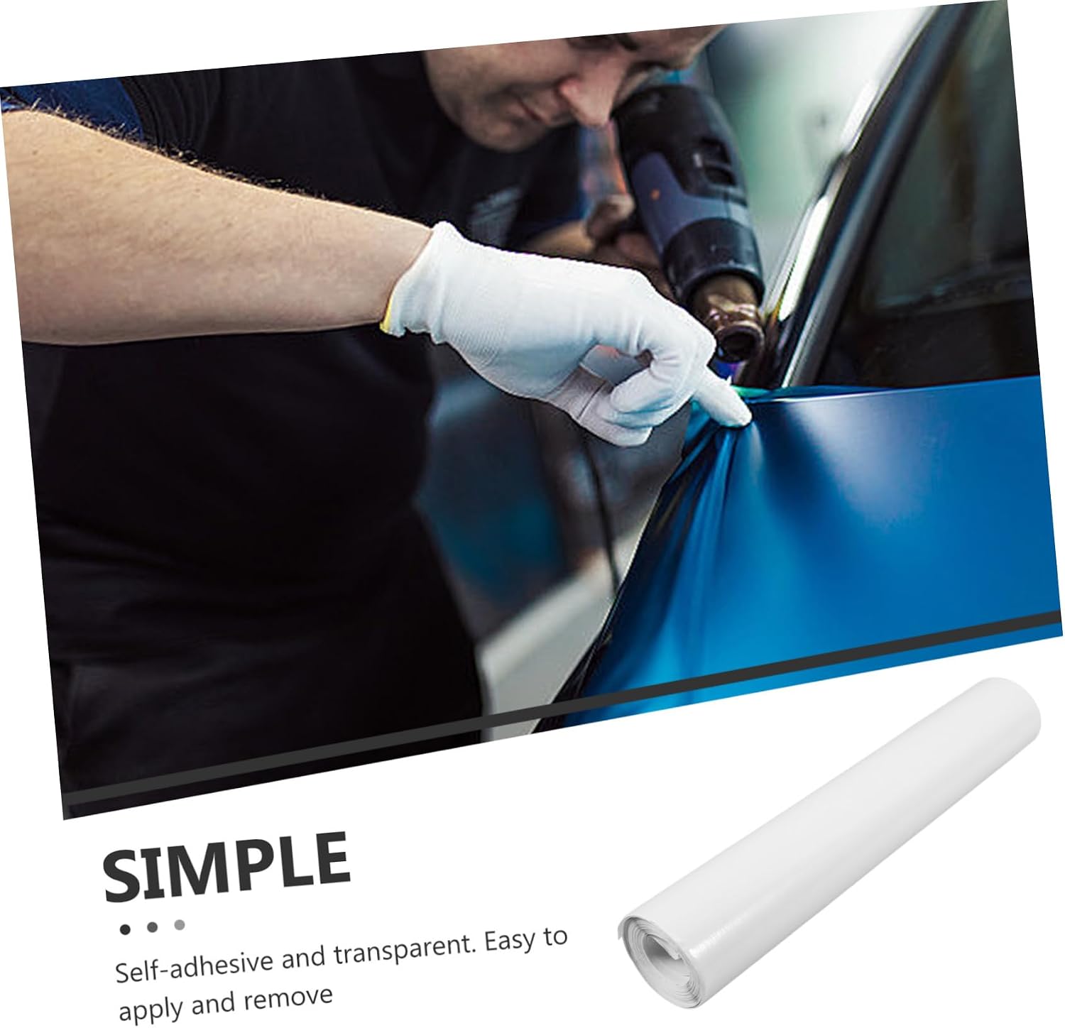 Unomor Car Paint Protection Film Heat Resistant Self-Adhesive Plastic Film for Car Interior