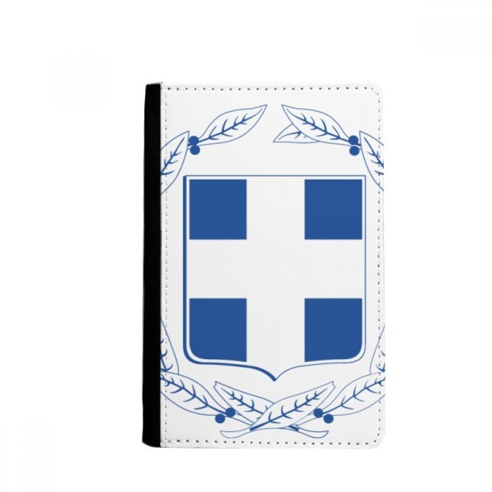 Greece Europe National Emblem Passport Holder Notecase Burse Wallet Cover Card Purse
