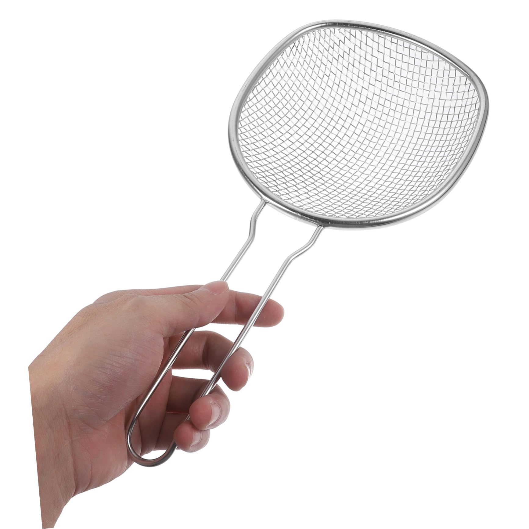 Ustensile de Cuisine Polyvalent en Acier Inoxydable : Une cuillère filtrante en Maille Essentielle pour la Cuisine et la pâtisserie