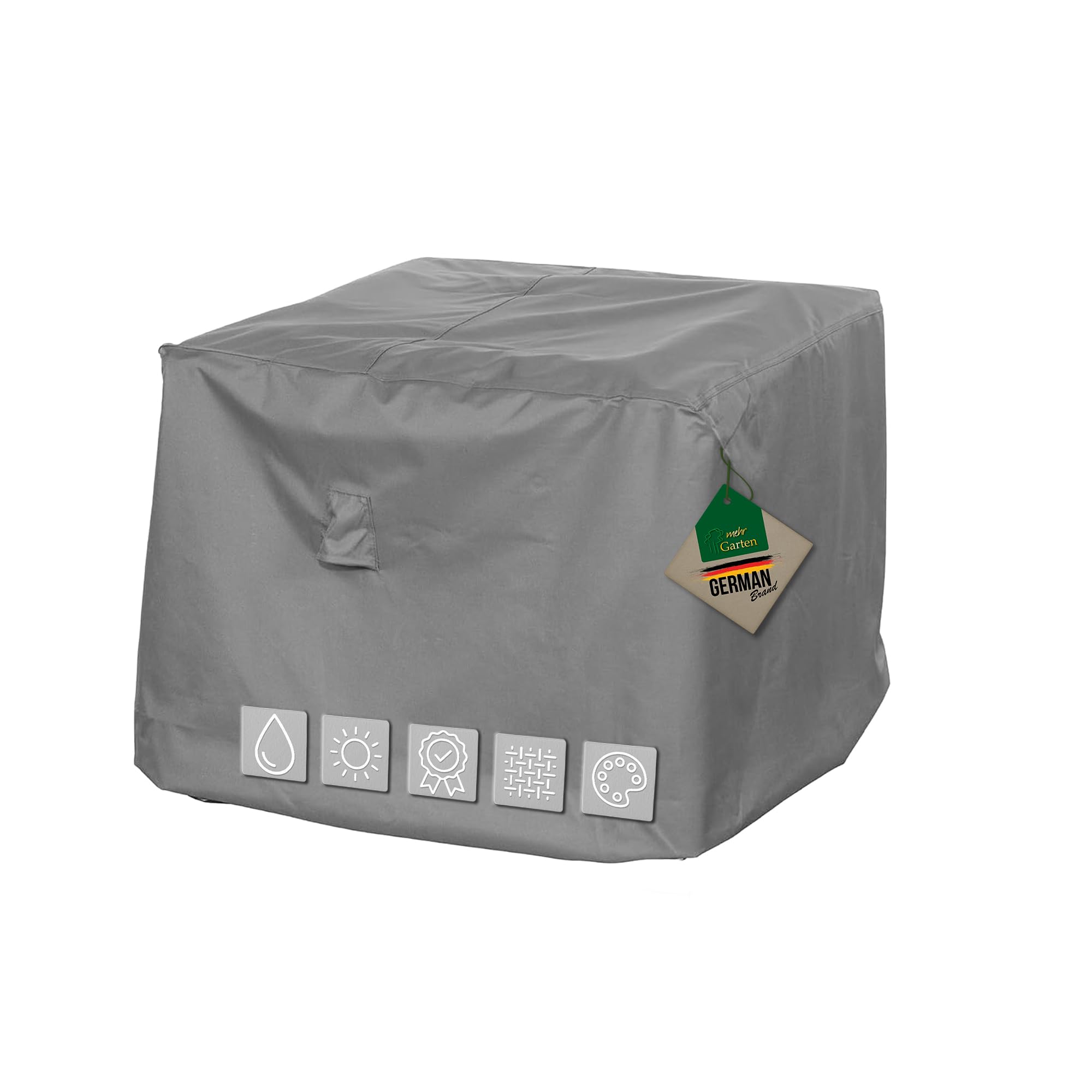 Loungesessel Abdeckung – Gartenabdeckung 85x85x80 cm, grau, Oxford 600D