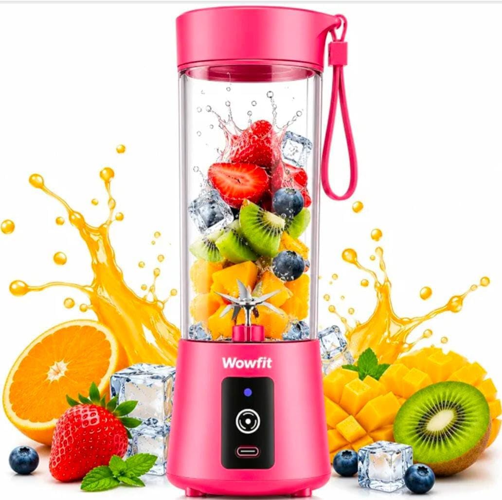 Portable Electric Blender USB Rechargeable Multicolor | BPA-Free Material, One-Touch Operation, Leak-Proof Cap, Smoothies & Juices, Travel Friendly-image-12