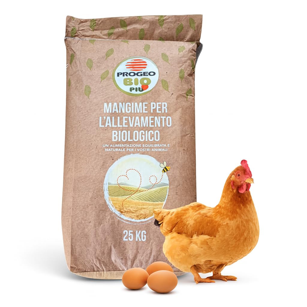 Mangime Galline Ovaiole - 25 Kg - Pellet | Formula Completa - Cereali - Fosforo - Vitamine - Calcio per Galline Ovaiole | Uova Regolari - Gusci Robusti - Galline Sane