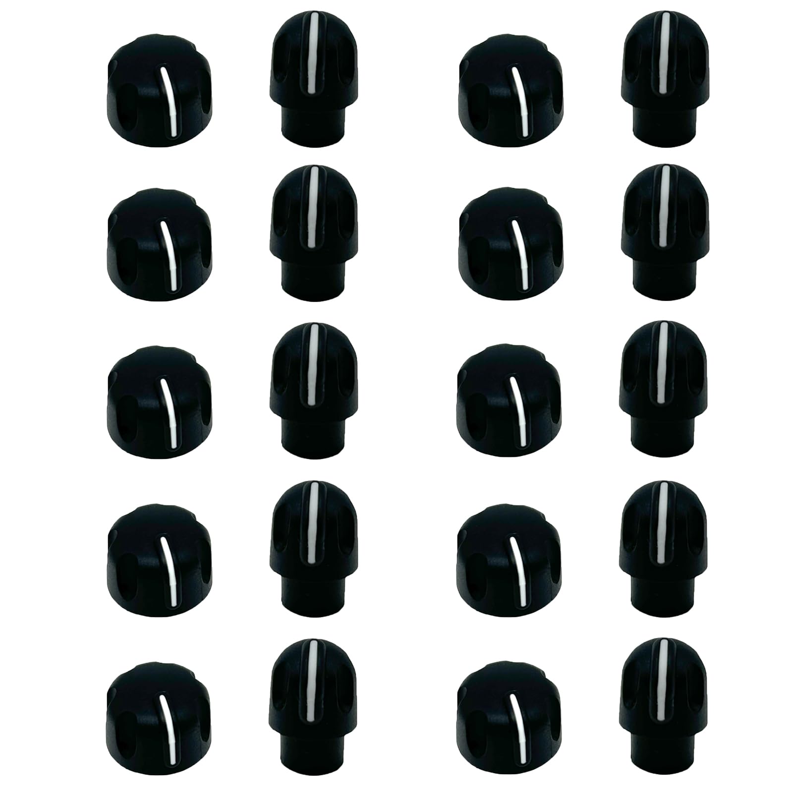 10Pair Channel Selector Knob Volume Control Knob Cap for Handheld Radio APX6000 & APX7000