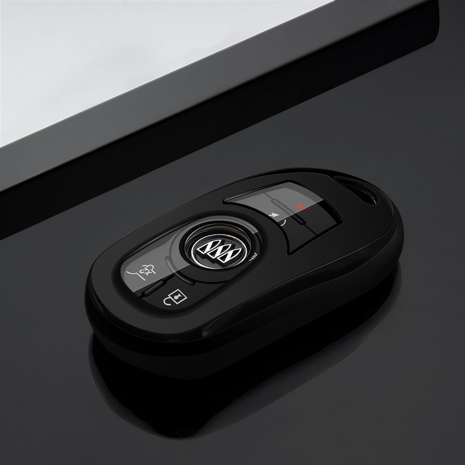Buick Key Fob Cover Car Key Protector Case Key Chain Holder Accessories Black