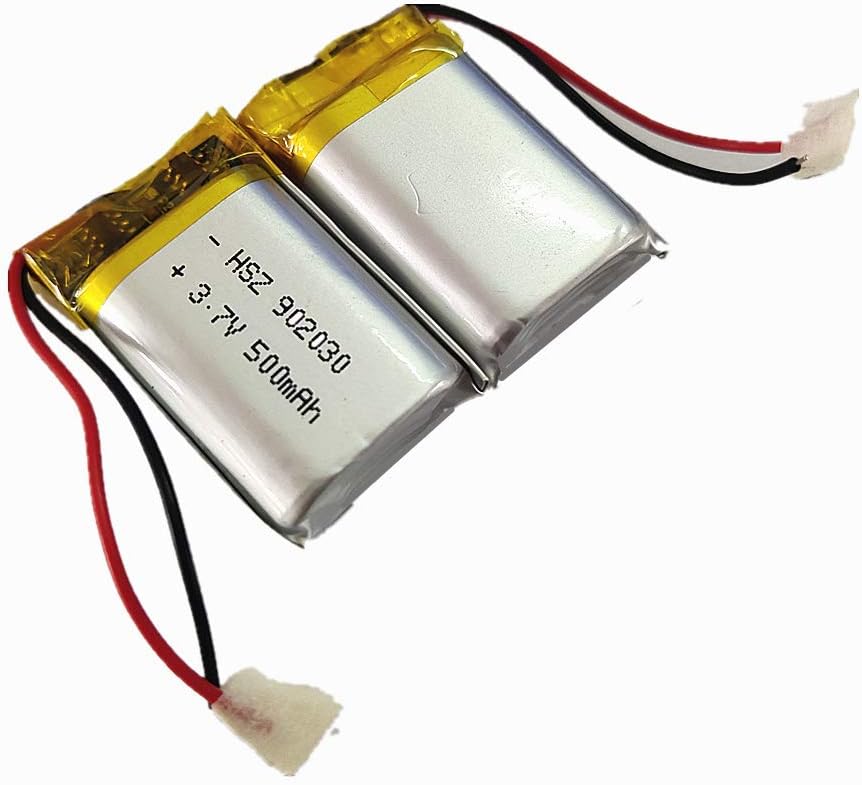 Kingin 10ea 500mAH 3.7V 9X20X30mm Rechargeable li-Polymer Battery with PCM 902030 Lithium Battery