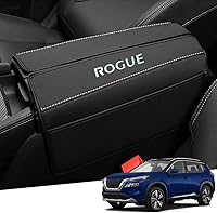 Vista 207 de Great-luck Leather Center Console Cover Armrest Pad,Protector Armrest Box Cover Accessories Keep Your Armrest in a More Comfortable Feeling(black