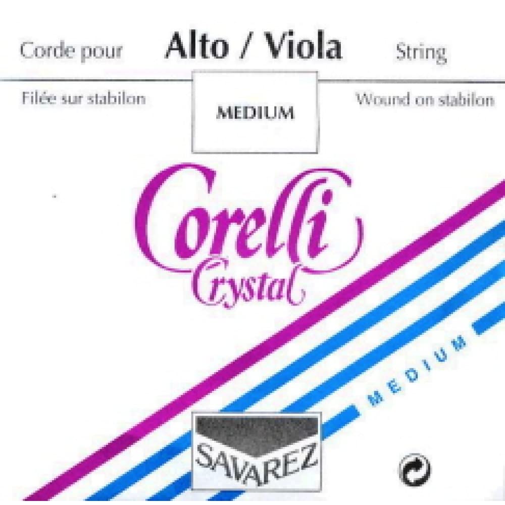 Juego de cuerdas para viola Corelli Crystal con lazo A Medium 730M