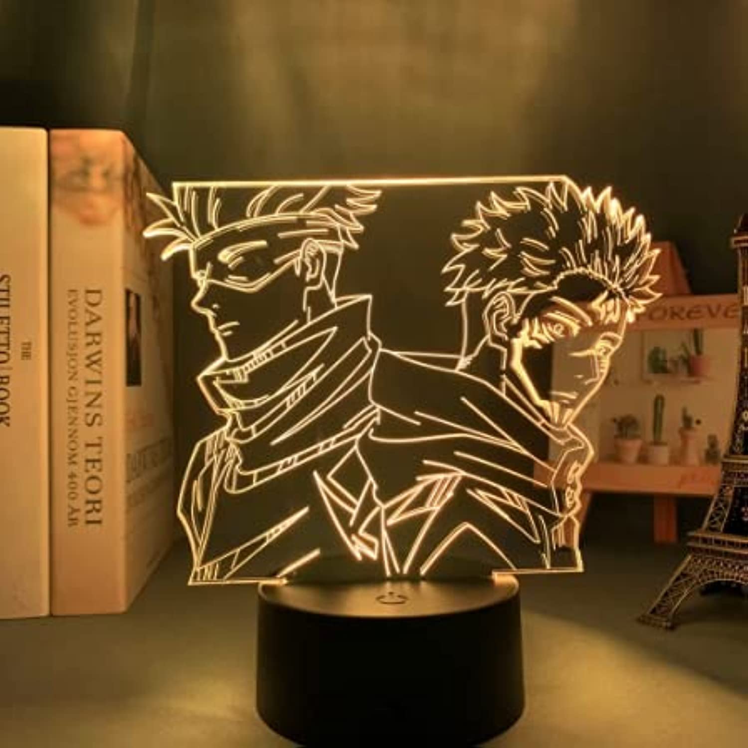 Paesteffe 3D Night Light for Kids, Led Illusion Lamp with Remote Control & 16 Colors Changing & Dimmable Function & Gift Wrap, Birthday Gifts for Boy Girl