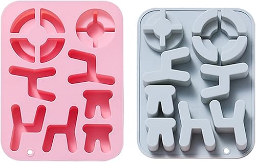 Miniatura 2 de Juego de 3 moldes de chocolate con forma de muebles para hornear, moldes de fondant, moldes para pasteles, material de silicona, regalo para amantes