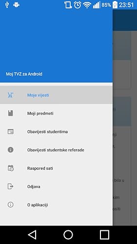 Moj TVZ za Android – vue 2