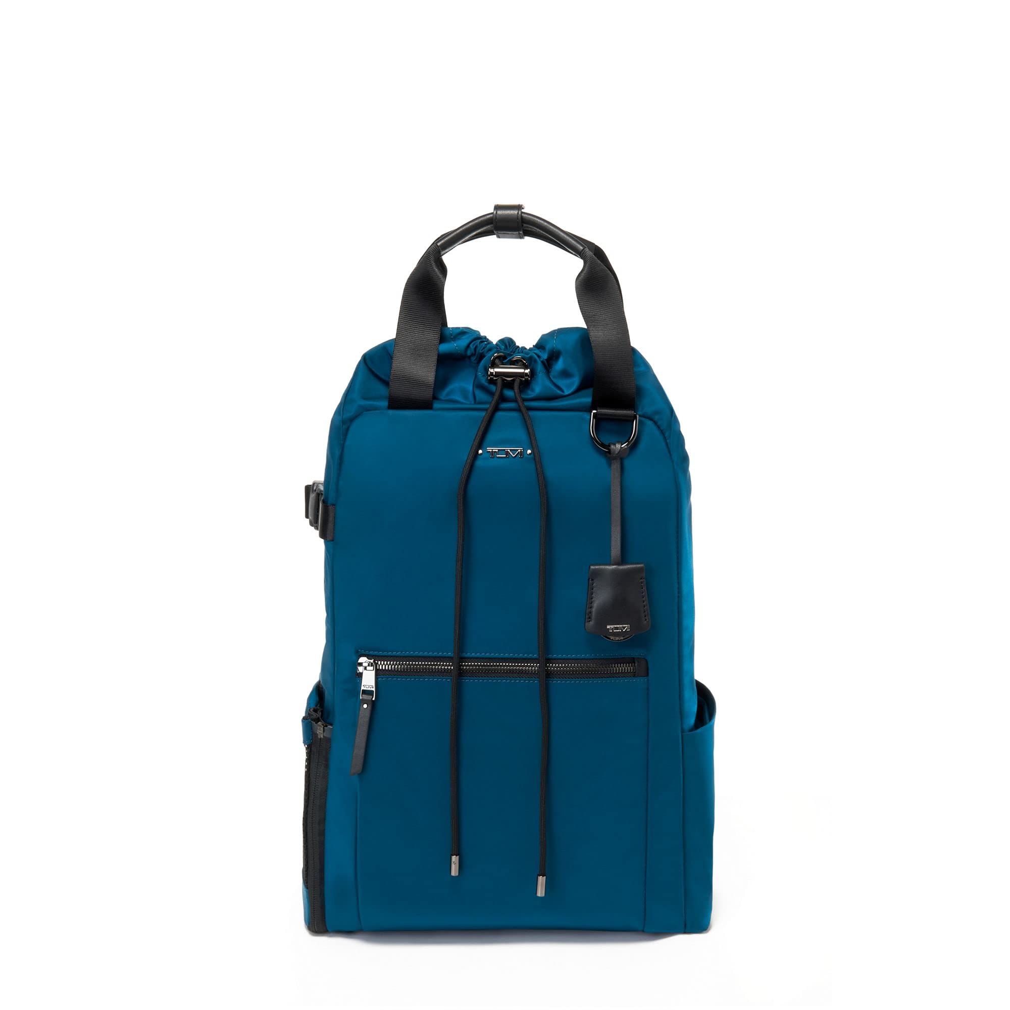 TUMI - Voyageur Fern Drawstring Backpack - Lightweight Backpack Perfect for Business, Travel & Gym - Nylon Backpack - Dark Turquoise & Black