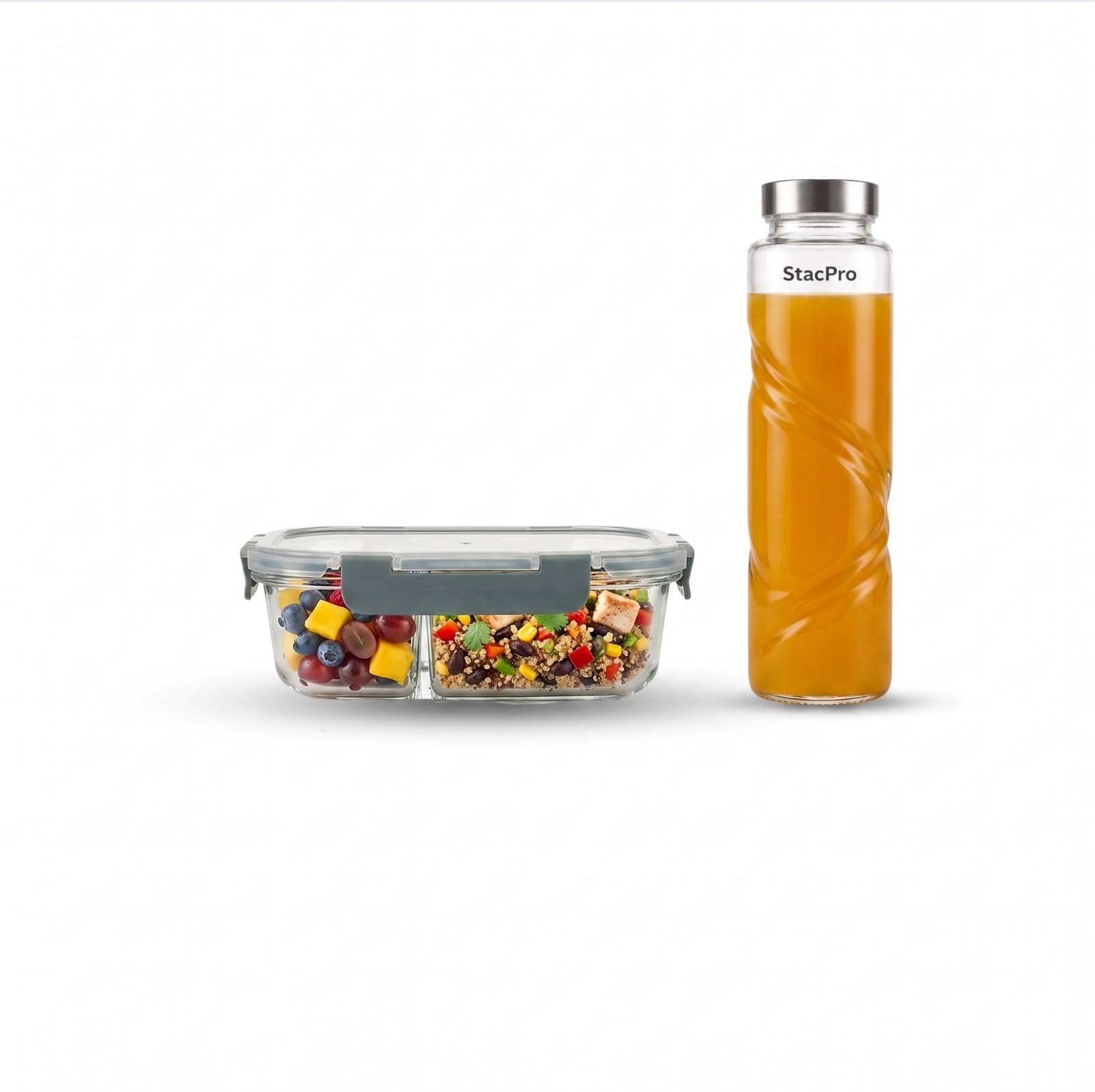 Glass Lunch Box - Leakproof & BPA Free -24
