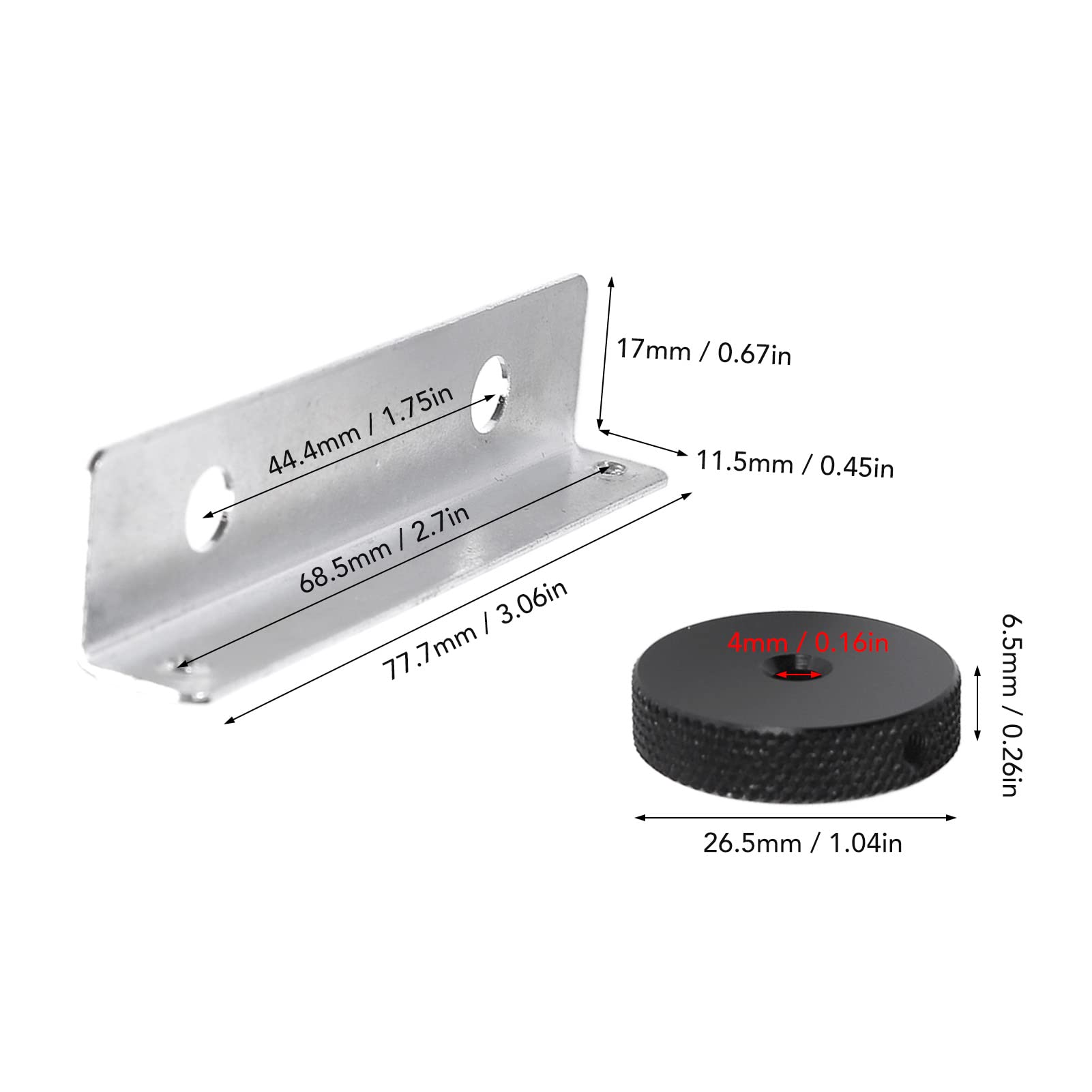 Guitar Bracket, Durable Metal Wear Resistant Potentiometer Mounting Hardware - Image 3